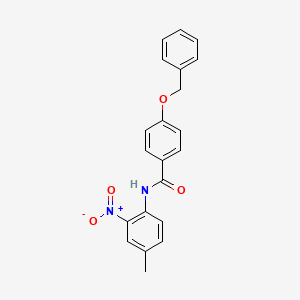 4-(Benzyloxy)-N-(4-methyl-2-nitrophenyl)benzamide