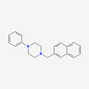 1-(Naphthalen-2-ylmethyl)-4-phenylpiperazine