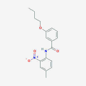3-butoxy-N-(4-methyl-2-nitrophenyl)benzamide