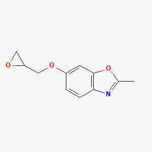 2-Methyl-6-[(oxiran-2-yl)methoxy]-1,3-benzoxazole