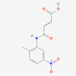 molecular formula C11H10N2O5 B1658501 4-(2-Methyl-5-nitroanilino)-4-oxobut-2-enoic acid CAS No. 61294-16-4