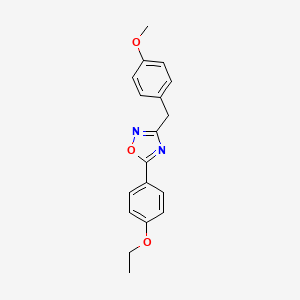 5-(4-Ethoxyphenyl)-3-[(4-methoxyphenyl)methyl]-1,2,4-oxadiazole