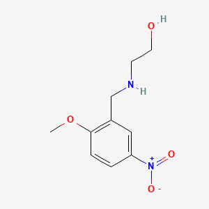 Ethanol, 2-(((2-methoxy-5-nitrophenyl)methyl)amino)-