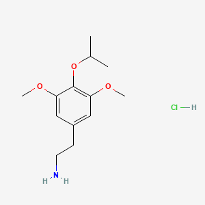 2-[3,5-Dimethoxy-4-(propan-2-yloxy)phenyl]ethan-1-amine hydrochloride