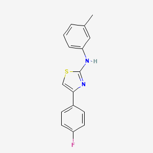 2-Thiazolamine, 4-(4-fluorophenyl)-N-(3-methylphenyl)-