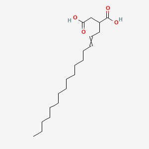 molecular formula C20H36O4 B1658556 Hexadec-2-enylsuccinic acid CAS No. 61412-52-0
