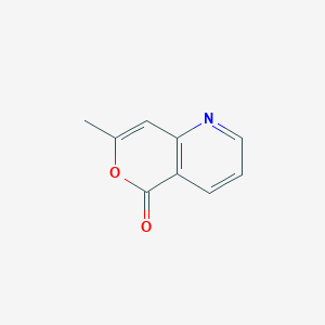 5H-Pyrano[4,3-b]pyridin-5-one, 7-methyl-