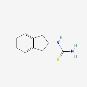 molecular formula C10H12N2S B1658567 Thiourea, (2,3-dihydro-1H-inden-2-yl)- CAS No. 61451-94-3