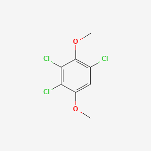 molecular formula C8H7Cl3O2 B1658572 1,3,4-Trichloro-2,5-dimethoxybenzene CAS No. 61465-81-4