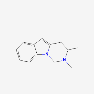 1,2,3,4-Tetrahydro-2,3,5-trimethylpyrimido(3,4-a)indole