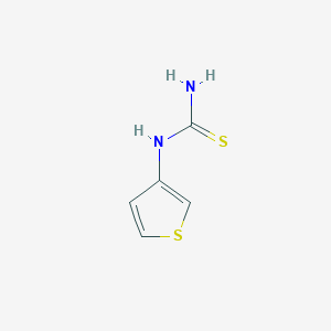 molecular formula C5H6N2S2 B1658592 Thiourea, 3-thienyl- CAS No. 61528-52-7