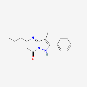 3-methyl-2-(4-methylphenyl)-5-propyl-1H-pyrazolo[1,5-a]pyrimidin-7-one