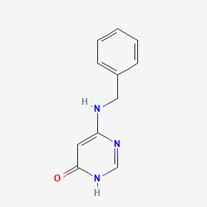 6-(Benzylamino)pyrimidin-4(1H)-one