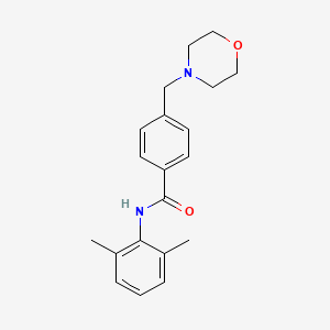 N-(2,6-dimethylphenyl)-4-(morpholin-4-ylmethyl)benzamide