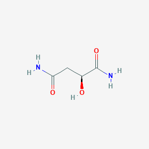 molecular formula C4H8N2O3 B1658639 l-Malamide CAS No. 617-47-0