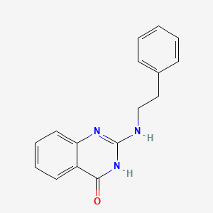 molecular formula C16H15N3O B1658655 2-(2-Phenylethylamino)-3H-quinazolin-4-one CAS No. 61741-38-6
