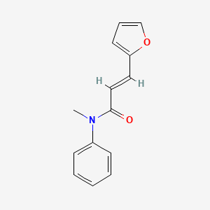 molecular formula C14H13NO2 B1658663 (E)-3-(furan-2-yl)-N-methyl-N-phenylprop-2-enamide CAS No. 61761-97-5