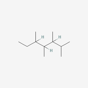 molecular formula C11H24 B1658697 2,3,4,5-Tetramethylheptane CAS No. 61868-53-9
