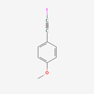 molecular formula C9H7IO B1658713 4-Methoxy-(2-iodoethynyl)benzene CAS No. 61926-37-2
