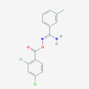 N'-[(2,4-dichlorobenzoyl)oxy]-3-methylbenzenecarboximidamide