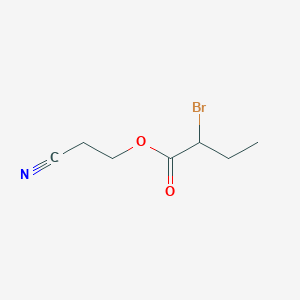 B165876 2-Cyanoethyl 2-bromobutanoate CAS No. 131792-97-7