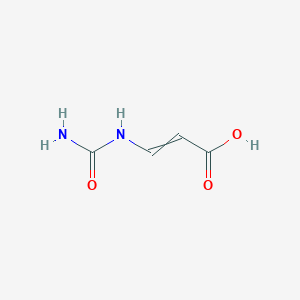 molecular formula C4H6N2O3 B1658765 3-(carbamoylamino)prop-2-enoic Acid CAS No. 62076-97-5