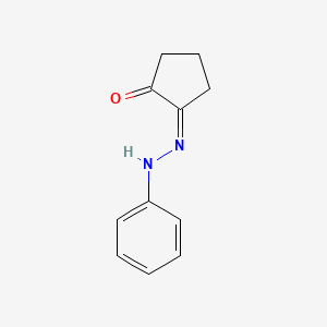 (2Z)-2-(2-Phenylhydrazinylidene)cyclopentan-1-one