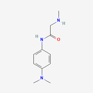 N-[4-(dimethylamino)phenyl]-N~2~-methylglycinamide