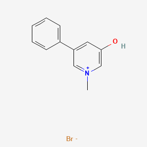 3-Hydroxy-1-methyl-5-phenylpyridin-1-ium bromide