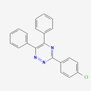 3-(4-Chlorophenyl)-5,6-diphenyl-1,2,4-triazine