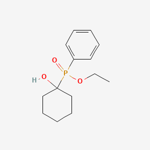 Phosphinic acid, (1-hydroxycyclohexyl)phenyl-, ethyl ester