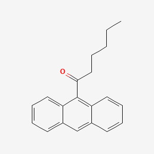 molecular formula C20H20O B1658833 1-Anthracen-9-ylhexan-1-one CAS No. 62315-58-6