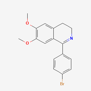 Isoquinoline, 1-(4-bromophenyl)-3,4-dihydro-6,7-dimethoxy-