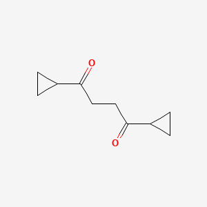 molecular formula C10H14O2 B1658848 1,4-Dicyclopropylbutane-1,4-dione CAS No. 62381-30-0