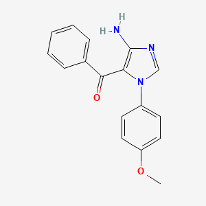 [4-Amino-1-(4-methoxyphenyl)-1H-imidazol-5-yl](phenyl)methanone