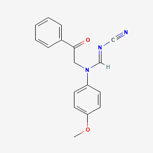 Cyanamide, [[(4-methoxyphenyl)(2-oxo-2-phenylethyl)amino]methylene]-