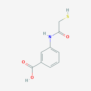 Benzoic acid, 3-[(mercaptoacetyl)amino]-