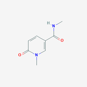 molecular formula C8H10N2O2 B1658863 N,1-二甲基-6-氧代-1,6-二氢吡啶-3-甲酰胺 CAS No. 62415-66-1