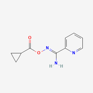 [(Z)-[amino(pyridin-2-yl)methylidene]amino] cyclopropanecarboxylate