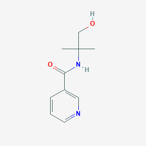 3-Pyridinecarboxamide, N-(2-hydroxy-1,1-dimethylethyl)-