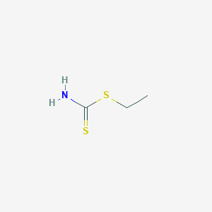 molecular formula C3H7NS2 B1658887 Ethyl carbamodithioate CAS No. 625-61-6