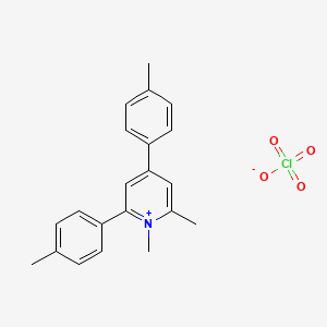 1,2-Dimethyl-4,6-bis(4-methylphenyl)pyridin-1-ium perchlorate