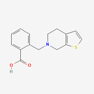 2-[(4,7-Dihydrothieno[2,3-c]pyridin-6(5H)-yl)methyl]benzoic acid