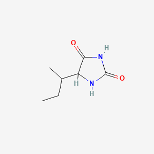 molecular formula C7H12N2O2 B1658898 5-sec-Butylhydantoin CAS No. 62540-98-1
