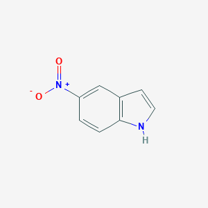 molecular formula C8H6N2O2 B016589 5-硝基吲哚 CAS No. 6146-52-7
