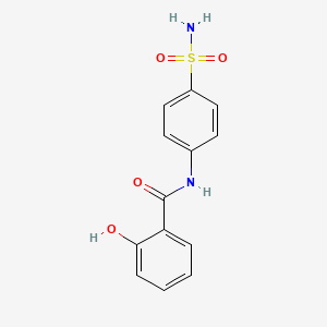 molecular formula C13H12N2O4S B1658901 2-hydroxy-N-(4-sulfamoylphenyl)benzamide CAS No. 62547-32-4