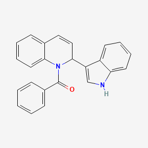 1-benzoyl-2-(1H-indol-3-yl)-1,2-dihydroquinoline