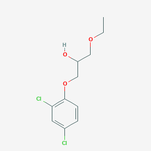 molecular formula C11H14Cl2O3 B1658911 1-(2,4-Dichlorophenoxy)-3-ethoxypropan-2-ol CAS No. 62581-85-5