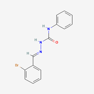 1-[(E)-(2-bromophenyl)methylideneamino]-3-phenylurea