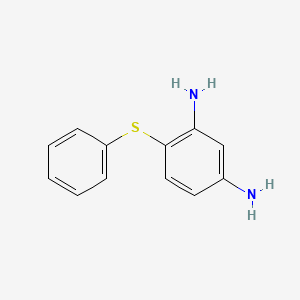 molecular formula C12H12N2S B1658931 4-(Phenylsulfanyl)benzene-1,3-diamine CAS No. 6264-74-0